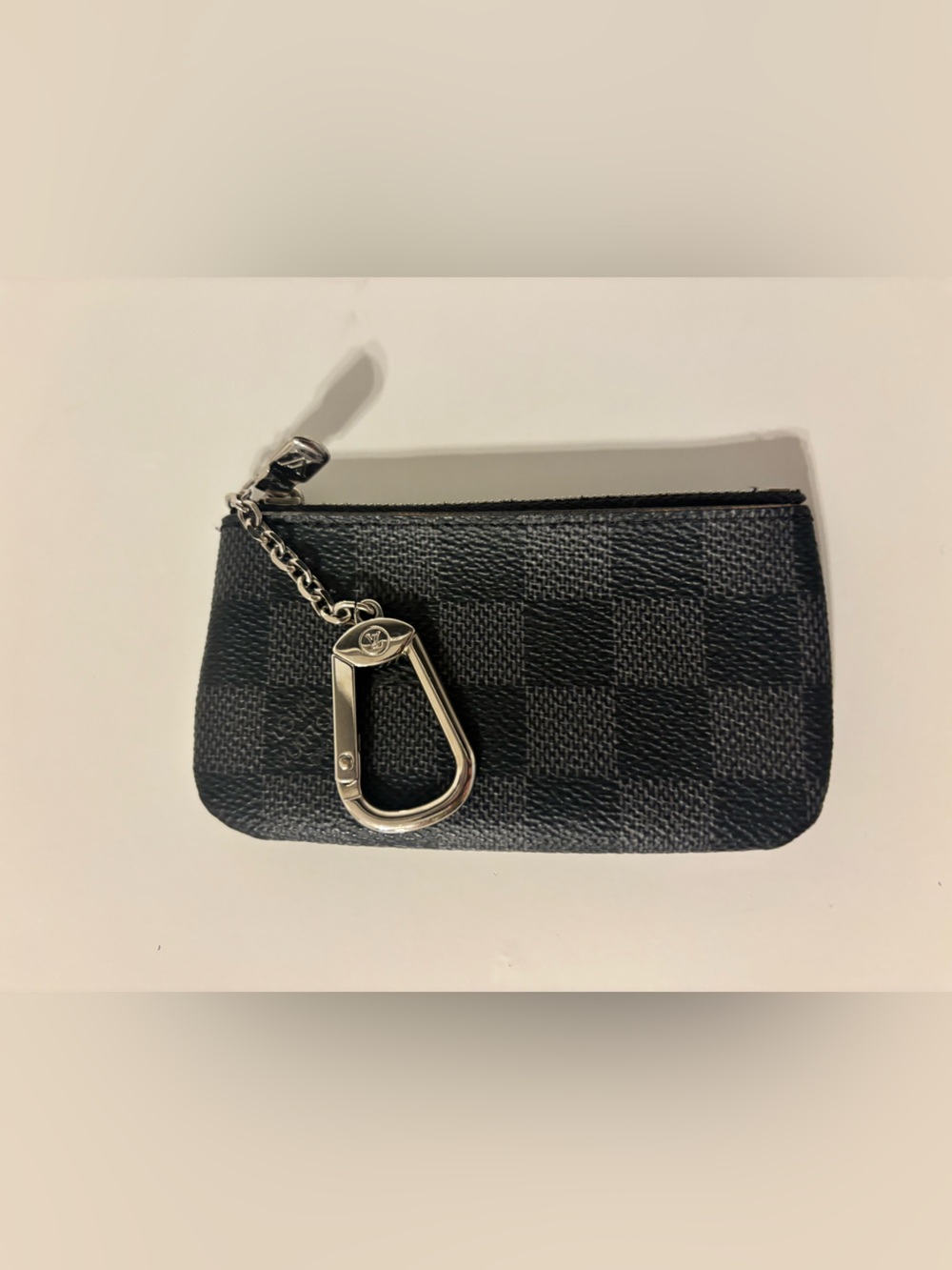 Louis Vuitton damier graphite black key pouch
